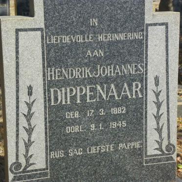 DIPPENAAR Hendrik Johannes 1882-1945