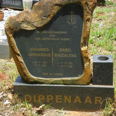 DIPPENAAR Johannes Gerhardus 1923-1992 &amp; Isabel Magdalena 1932-1999