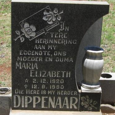 DIPPENAAR Maria Elizabeth 1920-1980
