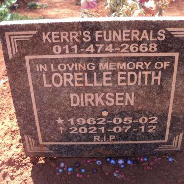 DIRKSEN Lorelle Edith 1962-2021