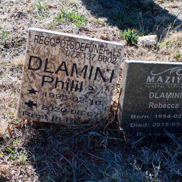 DLAMINI Rebecca 1954-2015 :: DLAMINI Philile 1995-2020
