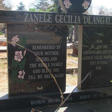 DLANGALALA Zanele Cecilia 1964-2003