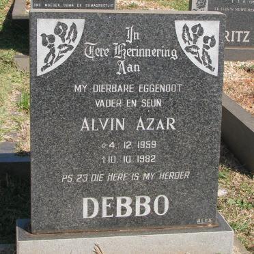 DEBBO Alvin Azar 1959-1982