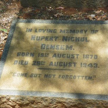 DENSEM Rupert Nichol 1870-1943
