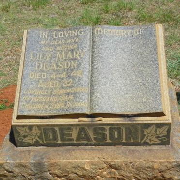 DEASON Lily Mary -1942