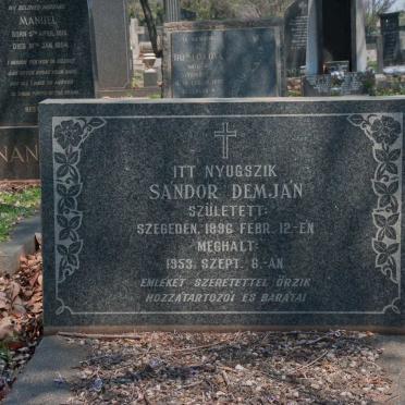 DEMJAN Sandor 1896-1953