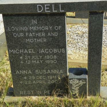 DELL Michael Jacobus 1908-1990 &amp; Anna Susanna 1911-2002