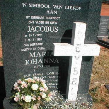 DEYSEL Jacobus 1932-1998 &amp; Maria Johanna 1937-