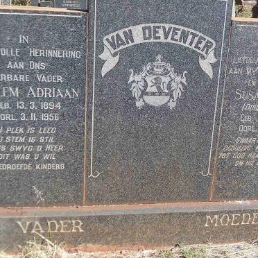 DEVENTER Willem Adriaan, van 1894-1956 &amp; Susanna P.G.M. BEHR 1902-1954