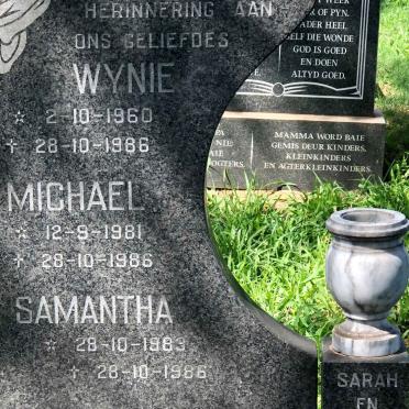 DEYSEL Wynie 1960-1986 :: DEYSEL Michael 1981-1986 :: DEYSEL Samantha 1983-1986