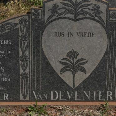 DEVENTER Gideon Jacobus, van 1869-1954 &amp; Susanna Johanna BRITS 1874-1957