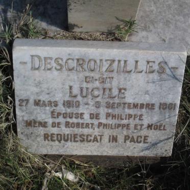 DESCROIZILLES Lucile 1910-1961