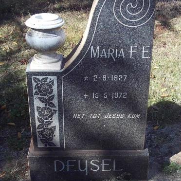DEYSEL Maria F.E. 1927-1972