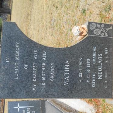 DELACOVIAS Nicolaos 1906-1987 &amp; Matina 1905-1973