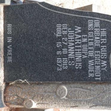 DEYSEL Marthinus Johannes 1913-1973