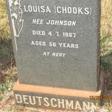 DEUTSCHMANN Louisa nee JOHNSON -1967