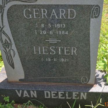 DEELEN Gerard, van 1913-1984 &amp; Hester 1921-