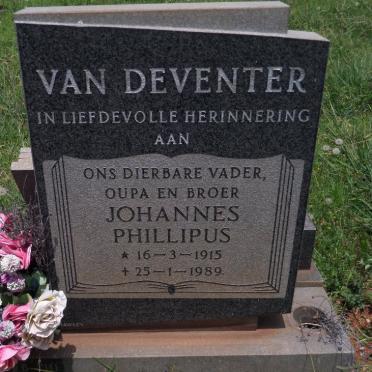 DEVENTER Johannes Phillipus, van 1915-1989
