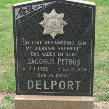 DELPORT Jacobus Petrus 1922-1979