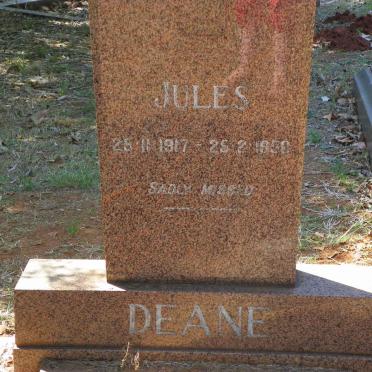 DEANE Jules 1917-1950