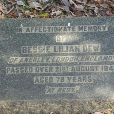 DEW Bessie Lilian -1946