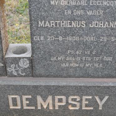 DEMPSEY Marthienus Johannes 1900-1953