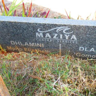 DHLAMINI Gomolemo &amp; Mpho Elizabeth 1928-2009