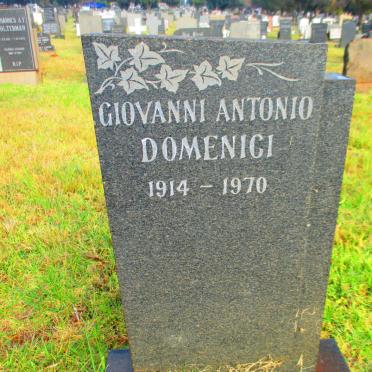 DOMENICI Giovanni Antonio 1914-1970