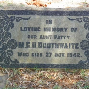 DOUTHWAITE M.C.H. -1942