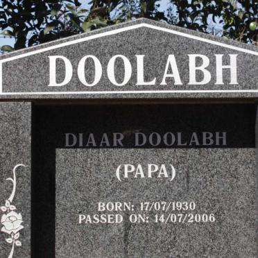 DOOLABH Diaar 1930-2006