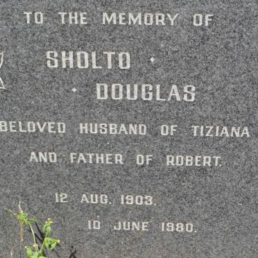 DOUGLAS Sholto 1903-1980