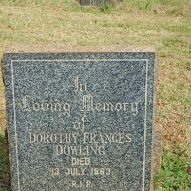 DOWLING Dorothy Frances -1963