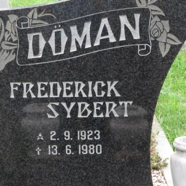 DOMAN Frederick Sybert 1923-1980