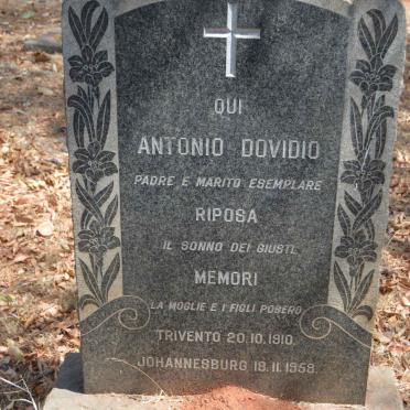 DOVIDIO Antonio 1910-1958