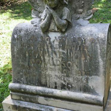 DONALDSON Catherine Joan 1927-1945