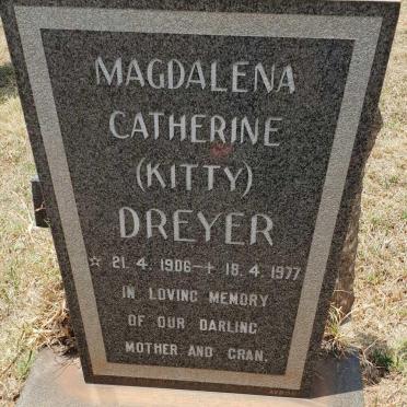 DREYER Magdalena Catherine 1906-1977