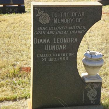 DUNBAR Diana Leonora -1969