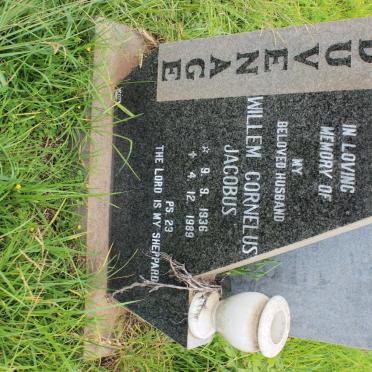 DUVENAGE Willem Cornelus Jacobus 1936-1989