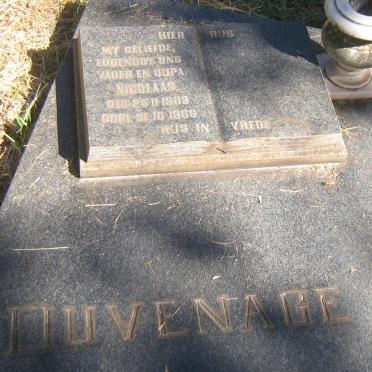 DUVENAGE Nicolaas 1909-1966