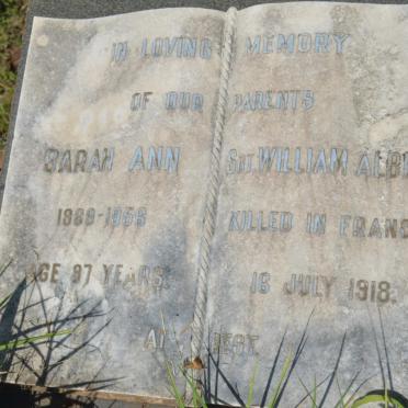 DUCKWORTH William Albert -1918 &amp; Sarah Ann 1869-1956