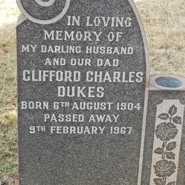 DUKES Clifford Charles 1904-1967