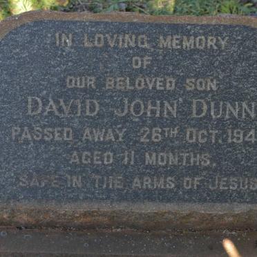 DUNN David John -1949