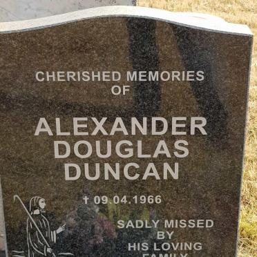 DUNCAN Alexander Douglas -1966
