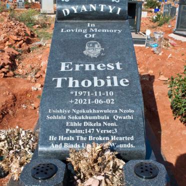 DYANTYI Ernest Thobile 1971-2021