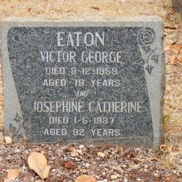 EATON Victor George -1959 &amp; Josephine Catherine -1987