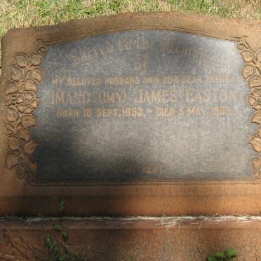 EASTON Imand James 1892-1955