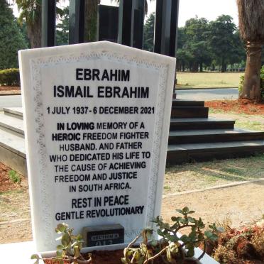 EBRAHIM Ismail Ebrahim 1937-2021