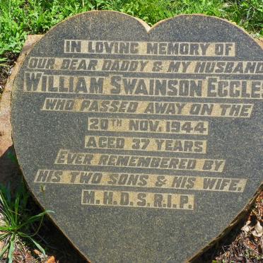 ECCLES William Swainson -1944