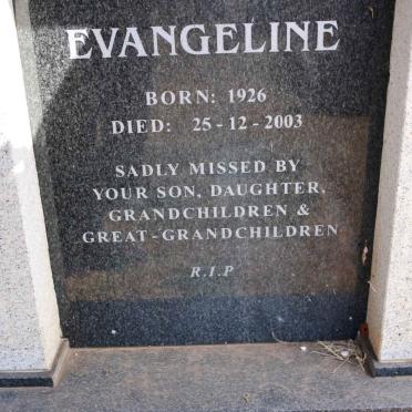 EDMUNDS Lydia Evangeline 1926-2003