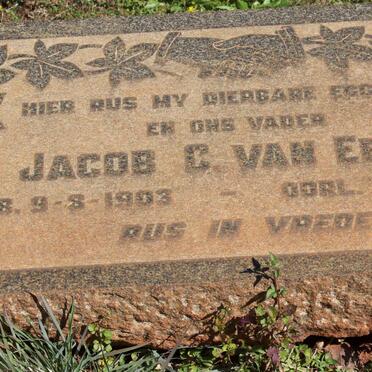EEDEN Jacob C., van 1903-1953